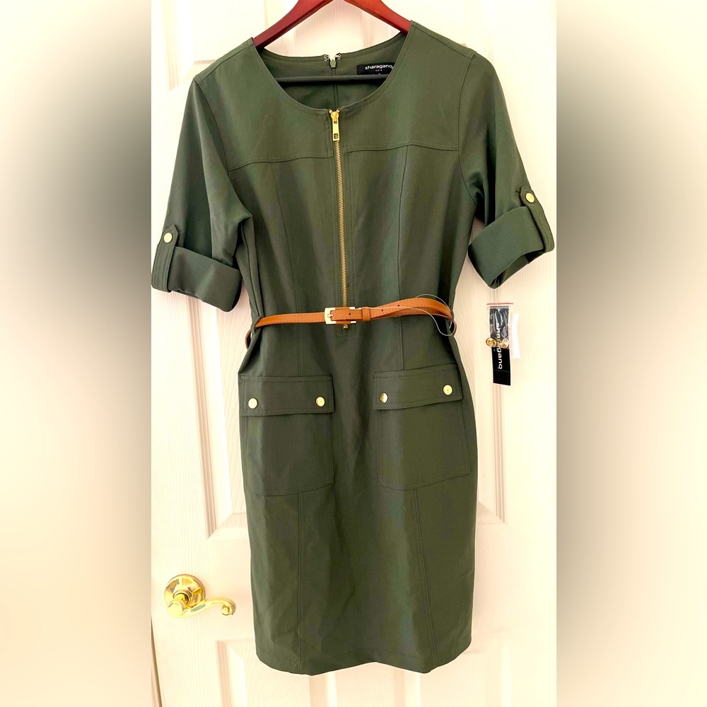 Spruce green size 8 Sharagano dress